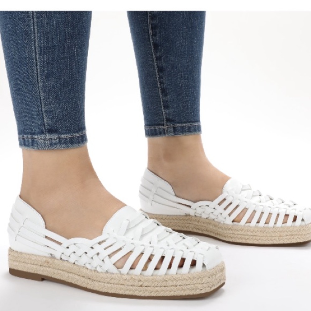 Sam & Libby Women's Asha Espadrille Size 7 White color